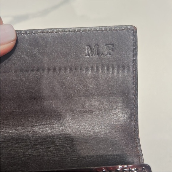 Louis Vuitton Vernis Portefeuille Sarah Wallet Amarante / Burgundy - EUC - Picture 14 of 16